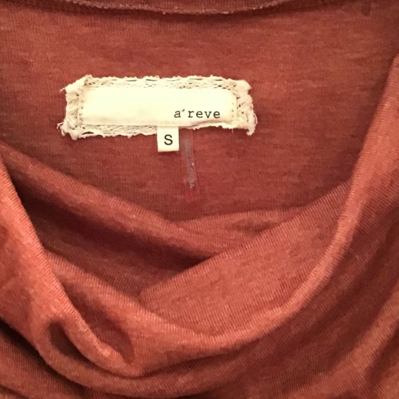 A'Reve Women's Ruffle and Lace Tunic Top - Picture 3 of 5